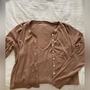 Abercrombie Cardigan and Tank Top Set | Abercrombie & Fitch